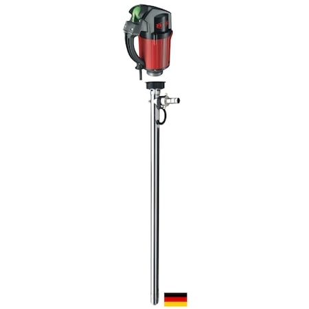 Flux Drum Pump, Stainless Steel, 60" Long, Motor, 120V, 60Hz, 1ph, 460 Watts Power 24-ZORO0160